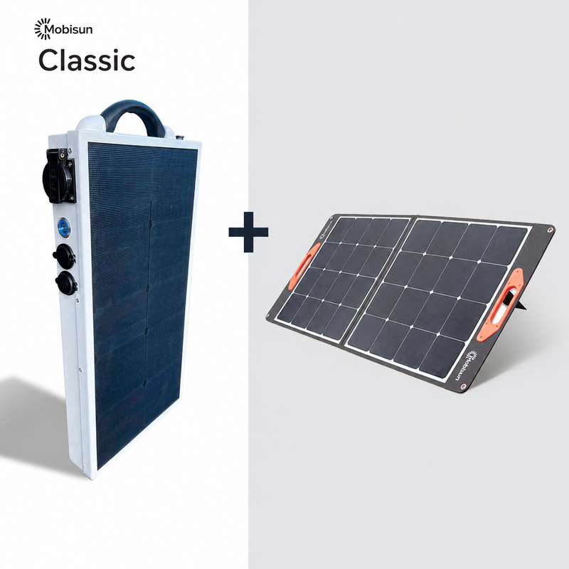 Mobisun Pro Classic + 100W Zonnepaneel Bundel