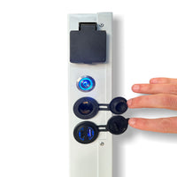 Draagbaar Zonnepaneel met Accu en Stopcontact 230V 300W 154Wh 40.000 mAh 12V en USB uitgang