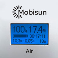 Mobisun Pro Air draagbaar 300W mobiel zonnepaneel met stopcontact en batterij detail