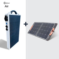 Mobisun Pro Air powerstation en opvouwbaar 100W zonnepaneel bundel (1)